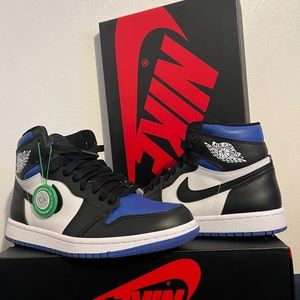 Nike Air Jordan 1s blue/black/white